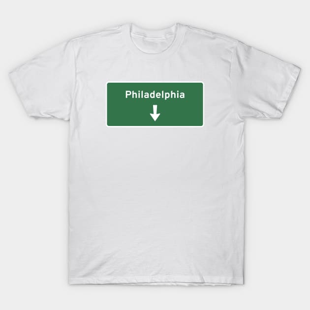 Philadelphia Highway Exit T-Shirt by annacush